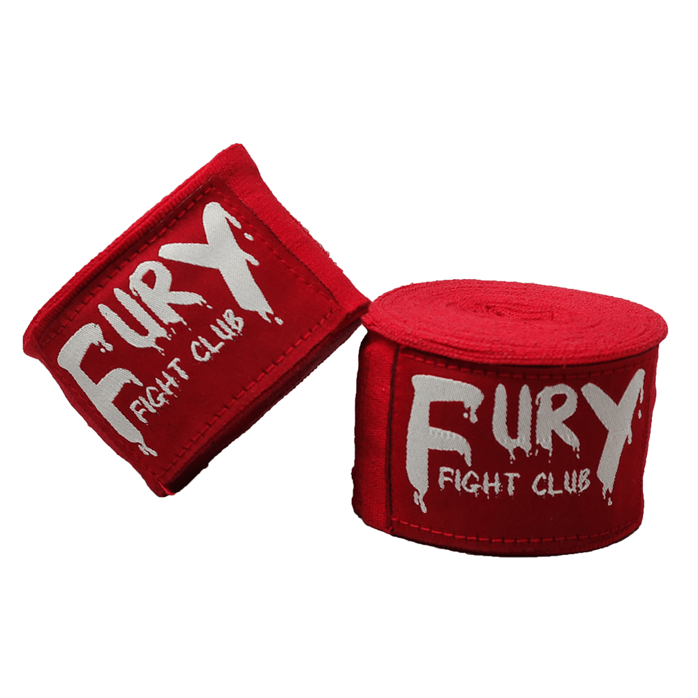 Fury Fight Club Hand Wraps  - Red - Fury Fight Club